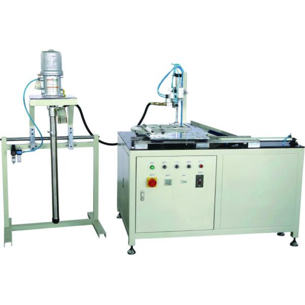 Buy Full Auto Truck / Car Air Filter Making Machine PVC End Cap Gluing Machine at wholesale prices