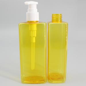 PET 24mm 250ml Cuboid Empty Plastic Shampoo Bottles