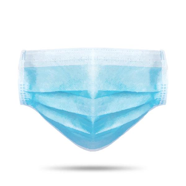 Buy Hypoallergenic Disposable Medical Face Mask With Protective Nose Bar at wholesale prices