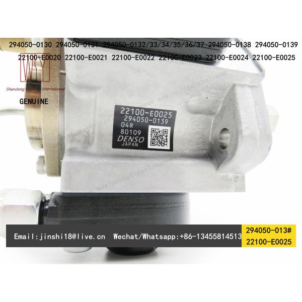 DENSO GENUINE AND BRAND NEW DIESEL FUEL PUMP 294050-0130, 294050-0139, 294050-0760, 22100-E0020, 22100-E0025