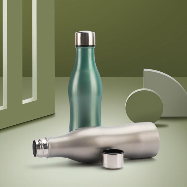 2023 Best Seller Single Wall Stainless Steel Color Changing Drinking Water Bottles Sports Flask Water Cups