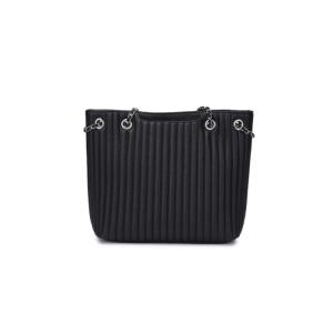 Sheepskin Bucket Womens Shoulder Handbags , Fashionable Skew Across Chain Bag