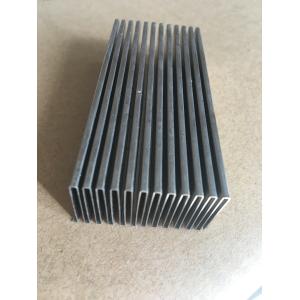 Aluminum Anodized Customized Bonded Folded Fin Chip Heat Sink