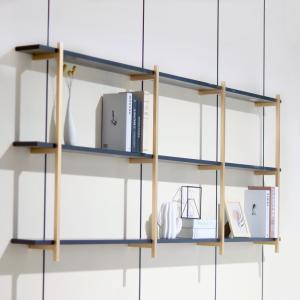 Gold Aluminum Wall Shelf