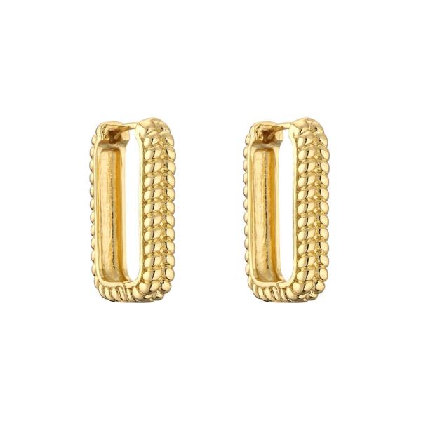 Buy 24K Chunky Gold Plated Hoop Earrings at wholesale prices