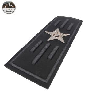 Non Toxic Materials Single Custom Patches , Custom Shoulder Patches Rectangle