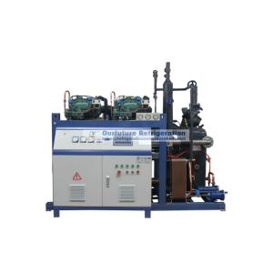 Poultry Blast Freezer Refrigeration Compressor Unit Refrigerant R404a