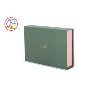 Sliding Cosmetic Gift Box , Personalised Makeup Box Rectangle Shape