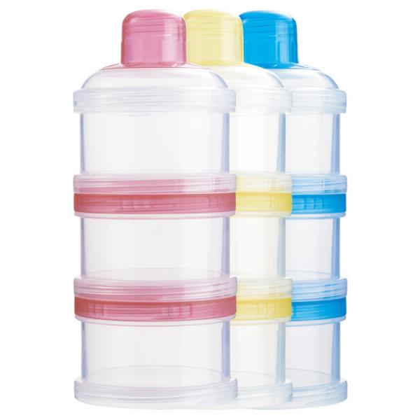 Buy Three Grid Baby Milk Powder Container Dishwasher Safe BSCI at wholesale prices