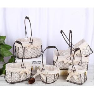 Holiday Gift Iron Basket