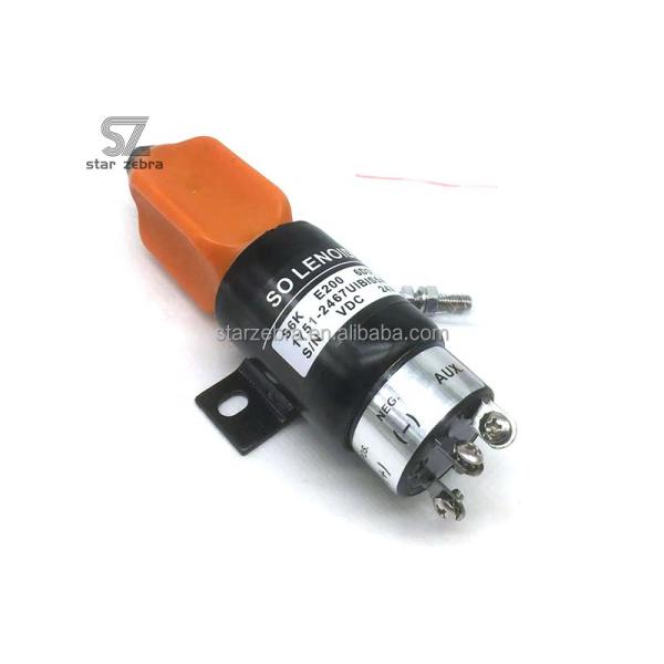 High Guarantee Voltage 12V 24V Excavator Stop Solenoid Switch for S6K E200B E320 HD700-5/7 6D31 6D14
