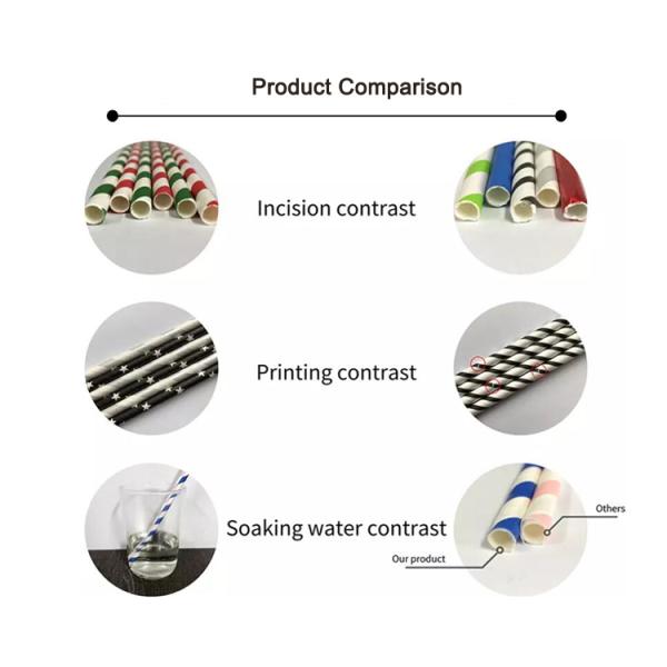 Food Safe Ink Colorful Printed Striped Food Grade Kraft Paper Roll 60gsm 120gsm 