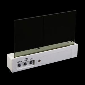 Digital Transparent Display Thermometer Hydrometer Indoor Outdoor Home