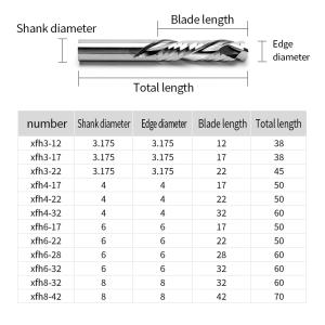 12mm Cutting Bit DLC Coating Precision Carbide End Mill Set