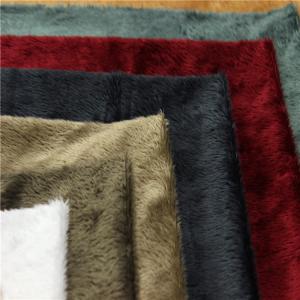4MM fabric brushed soft velboa short pile knitted fabric