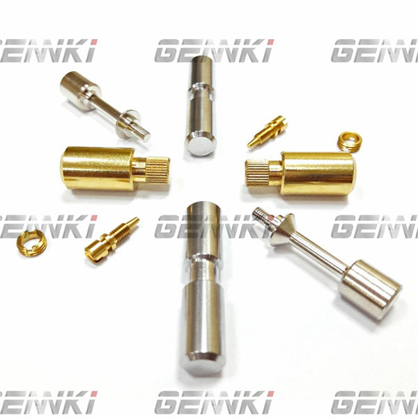 Round Cnc Aluminum Milling Parts Brass H59 H62 Quick Coupling Connector