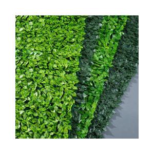 Artificial Hedge Fence With Artificial Ivy Leaves For Outdoor Garden Decoration