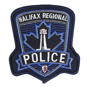 New custom embroidery patch for police with a polybag