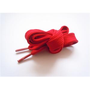 Polyester Oval Shoe Laces / Green Shoe Laces Custom Printed Durable