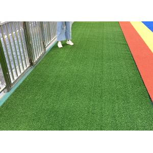 Playground PP PE Blue Yellow Purple Red Colored Artificial Turf