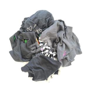 Multicolor Australia hot sale t-shirt wiping rags 10kg 25kg Industrial use 100%