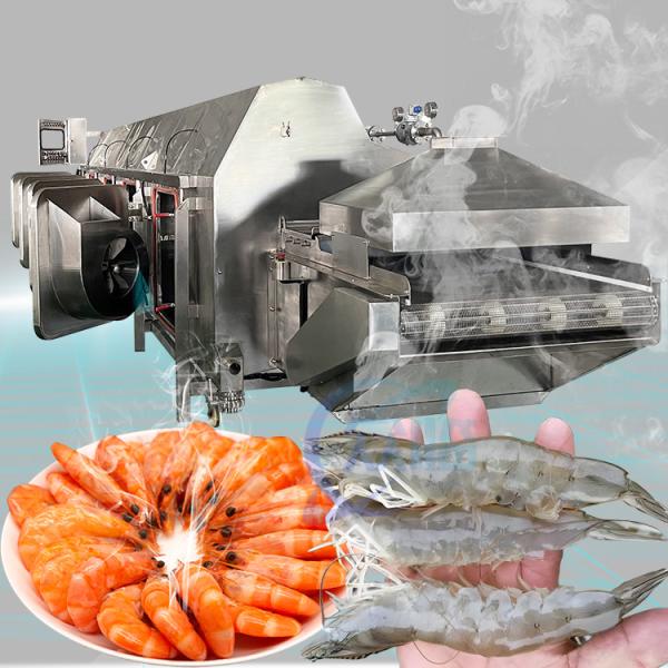 Multiscene Stable Shrimp Boiling Machine , Stainless Steel Seafood Processing