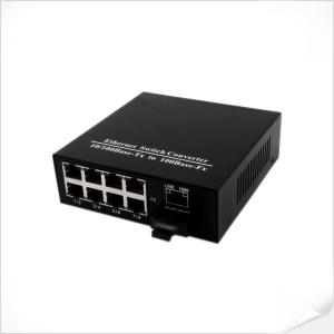 8-Port 10/100Base-TX + 1-Port 100Base-FX Fiber Ethernet Switch