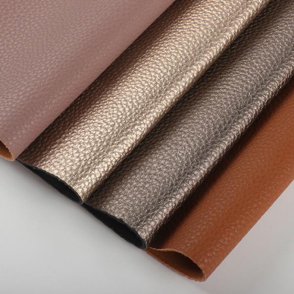 Buy PU Embossed Rexine Litchi Synthetic Leather For Bags Wallpapers Wallets Shoes Notebooks With Faux Leather Material at wholesale prices