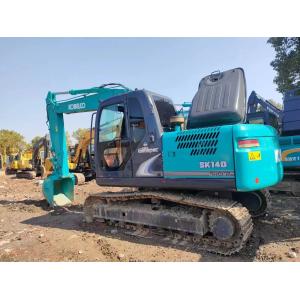 SK140 Used Kobelco Crawler Excavators 74KW Rated Power 14 Tonnage