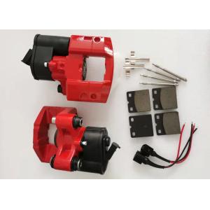 China 16in Wheel Red Tesla Brake Pads For Rear Double Caliper on sale