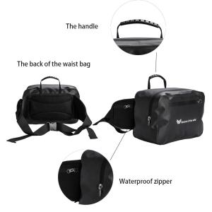 7L England Style Fanny Pack Waterproof Waist Bag