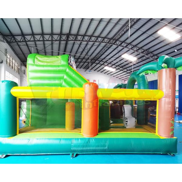 Hotel Inflatable Bounce House Combo Jungle Zoo Jumping Castle