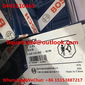 Quality BOSCH INJECTOR 0445110465 Common rail injector 0 445 110 465 for sale