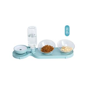 Neck Protection Three Purpose Tilting Pet Feeder Bowls