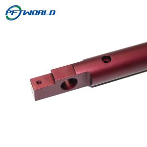 Aluminum Turning Parts Precision CNC Metal Milling Red Anodized Machined Auto
