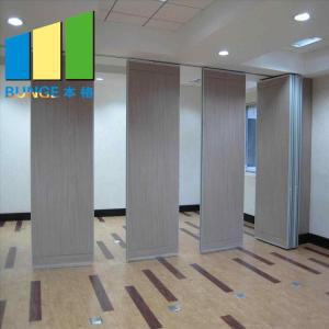 Melamine Foldable Soundproof Sliding Movable Partition Wall Under A Suspended