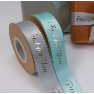 Printing Bouquet Flower Polyester Grosgrain Ribbon Cake Handmade DIY Satin