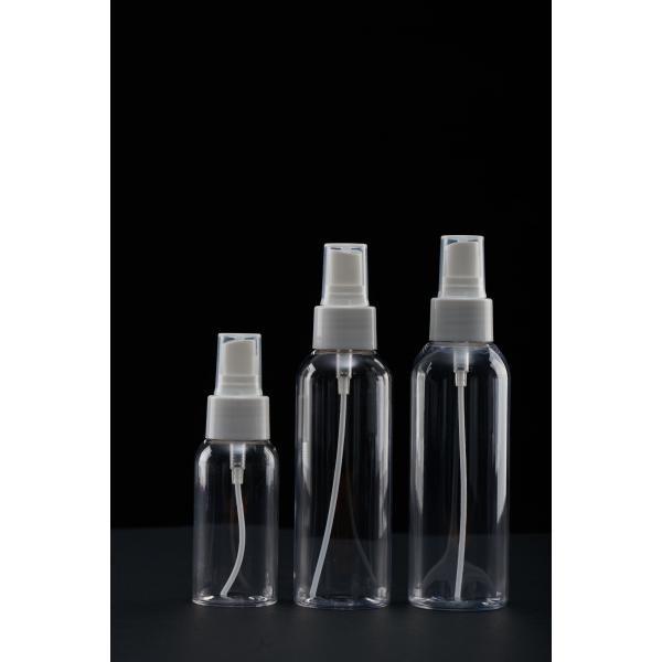 Buy Empty Round Shape Transparent Spray Bottle For Hairstyle 100ml at wholesale prices