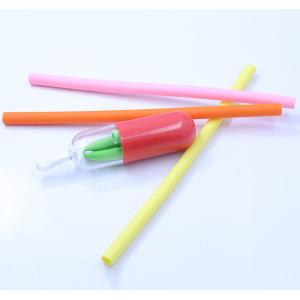 Reusable BPA Free Straight Silicone Drinking Straws