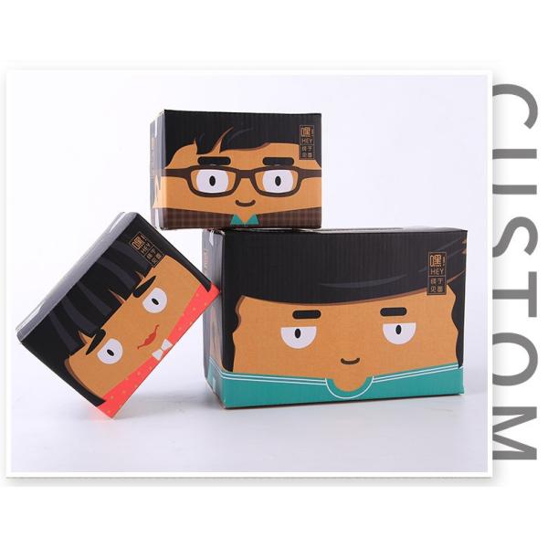 Recycled Materials Custom Corrugated Boxes Preferred Material With Strong Tensile Force