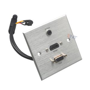 Hot sale aluminum electrical wall mount media panel socket