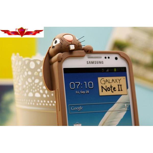 Rabbit Silicone Samsung N2, Note3, S4 Cases Multi Color Gift Package Include
