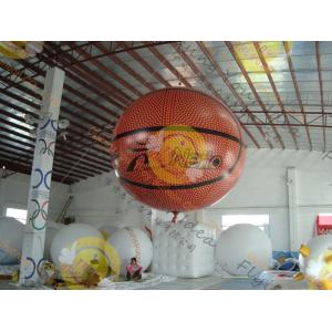 Fire Proof Sporting Inflatable Basketball Giant EN71 With Helium