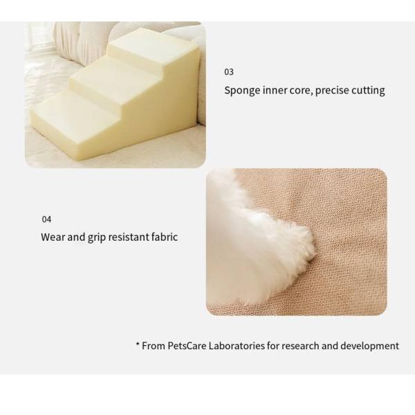 Dog Pet Stairs Non-Slip Climb Ramp Disassembled And Washed Elderly Dog Staircase