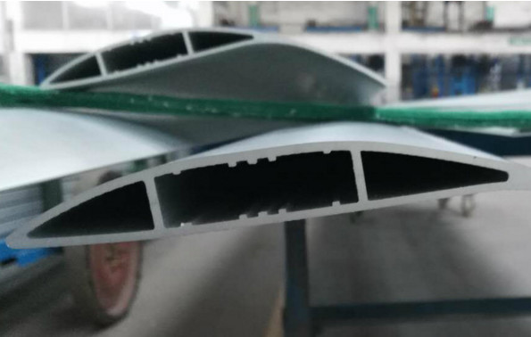 Exterior Aluminum Blinds / Industrial Fan Blade Extrusion Profiles ISO