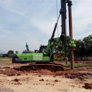 Qatar KR125A Rotary Piling Rig Hydraulic Piling Rig With Diameter 1.3m Depth 43m