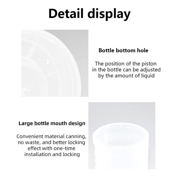 Recyclable Mono Material Airless Bottle 15ml 30ml 50ml 75ml 100ml 120ml 150ml 200ml
