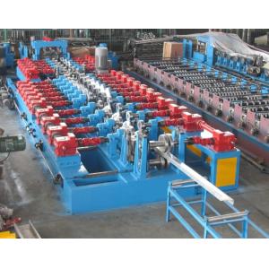 4mm Thickness Galvanized Steel C Z Purlin Roll Forming Machine with Gearbox