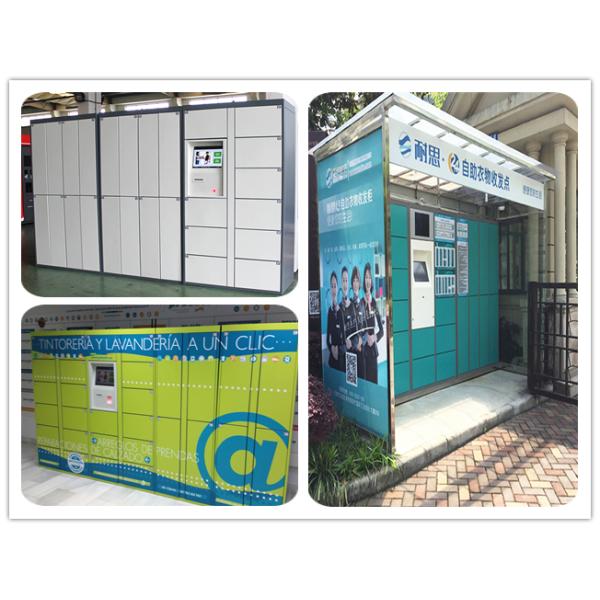 Automatic Service Laundry Locker For Express Laundry With Currency Payment System