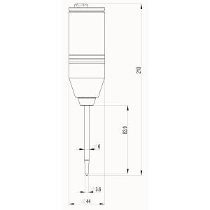 3.2” HD LCD Ultrasonic Hardness Tester Gear And Deep Hole Specimen
